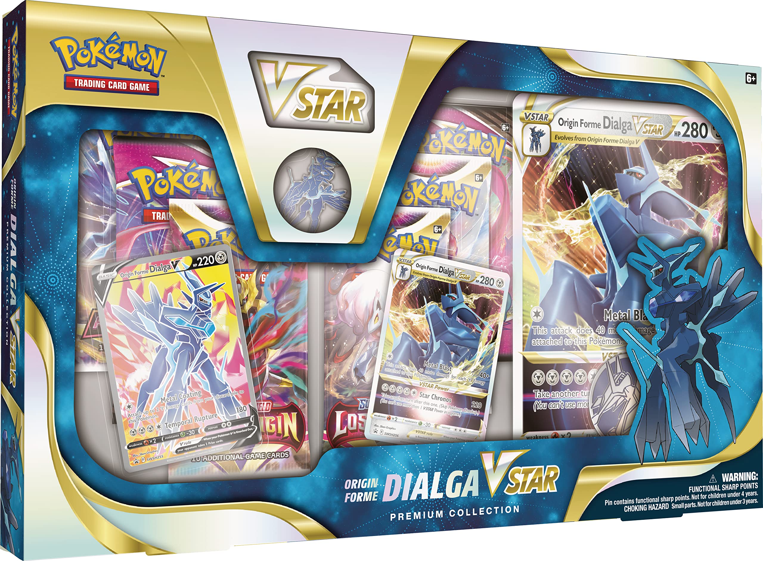 Amazon.com: Pokémon TCG: Origin Forme Dialga VSTAR Premium